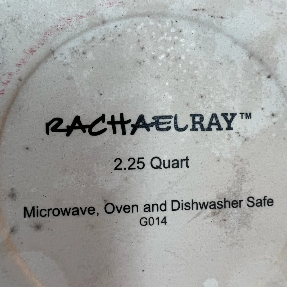 Rachel Ray Set of 2 - 1.25 & 2.25 Double Bubble Ovals Stone Wear Cookware.